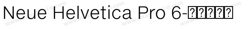 Neue Helvetica Pro 6字体转换